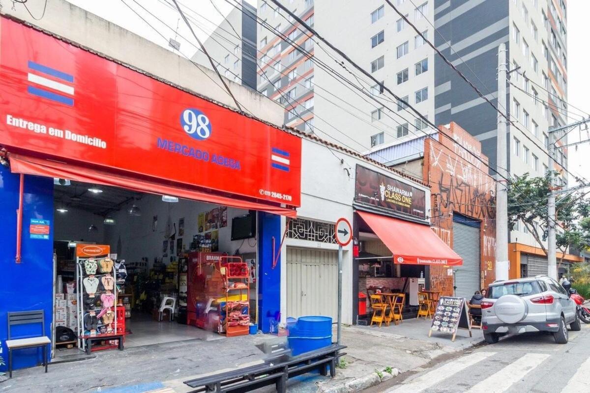 Rubi Studio No Bras Com Piscina - Metro Bras São Paulo Zewnętrze zdjęcie
